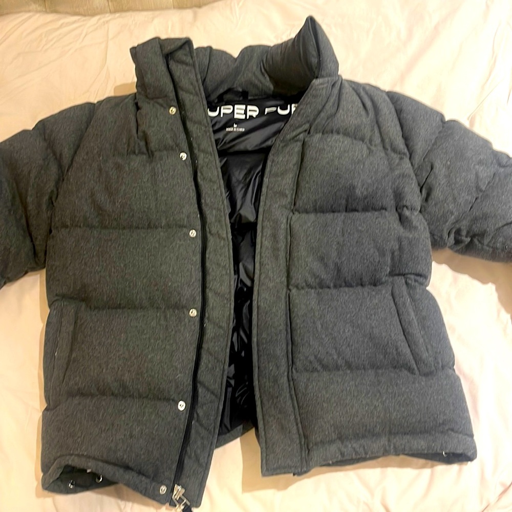 Super Puff goose down 3/4 length boys jacket